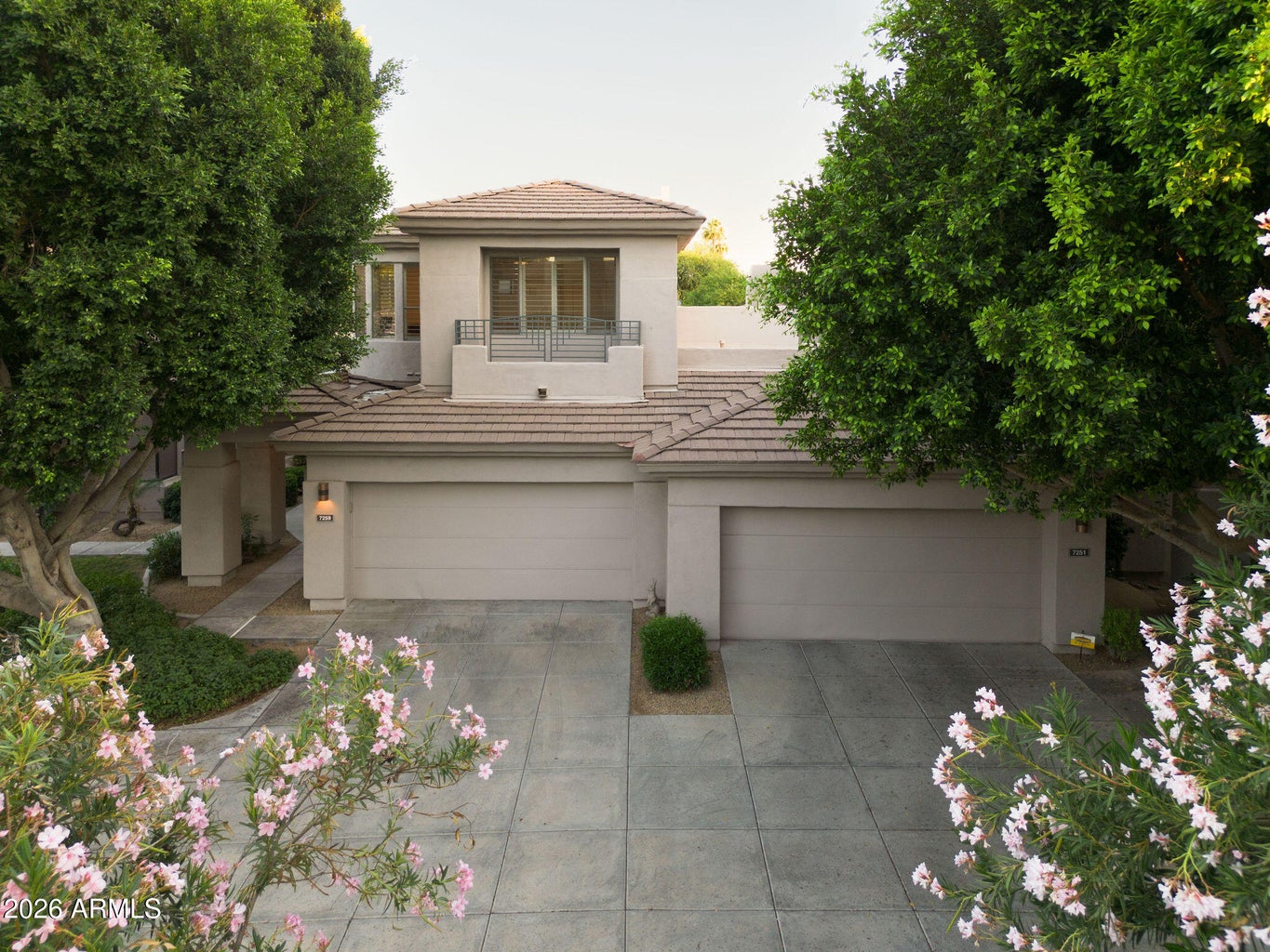 7259 E VAQUERO Drive aerial exterior view